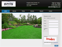 Tablet Screenshot of davislandscapellc.com